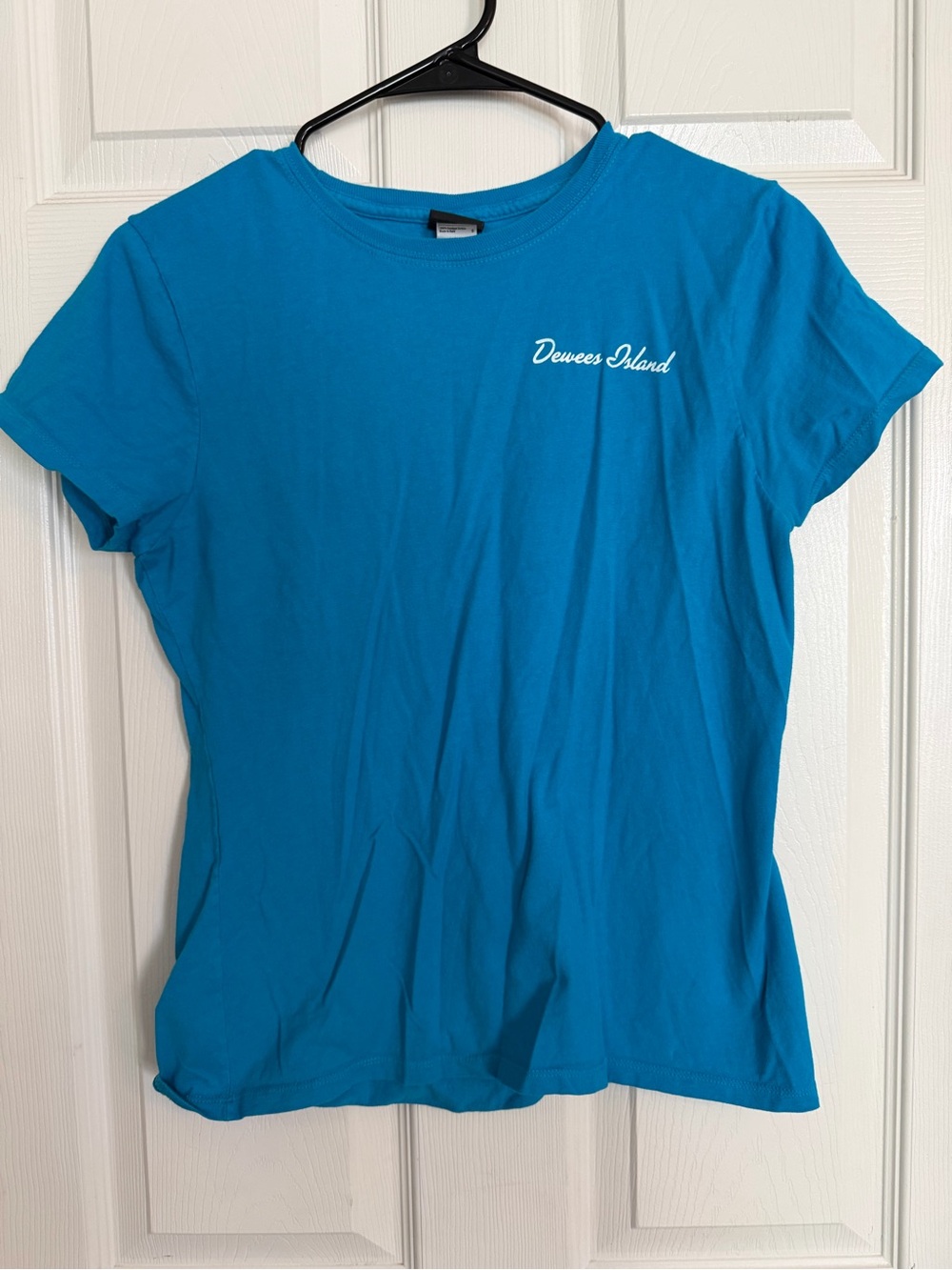Hanes Bright Teal Short Sleeve Crewneck Tee